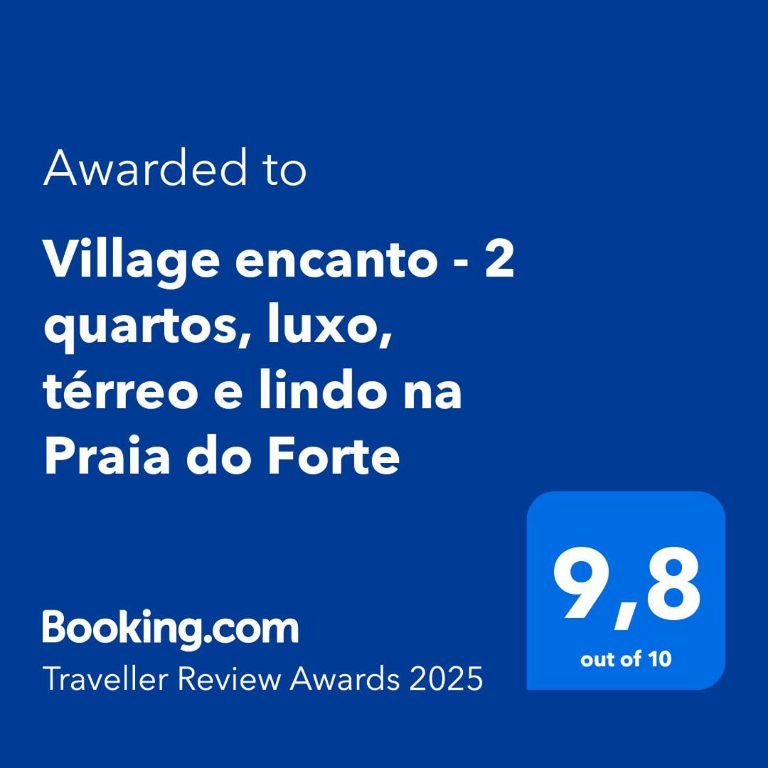 Village Encanto - 2 Quartos, Luxo, Terreo E Lindo Na Praia Do Forte Exteriör bild